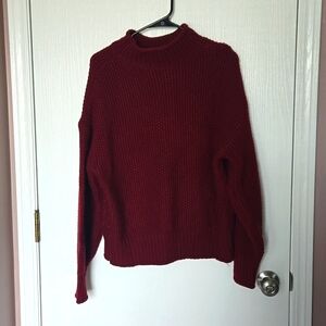 AMAZON | Maroon Knit Sweater